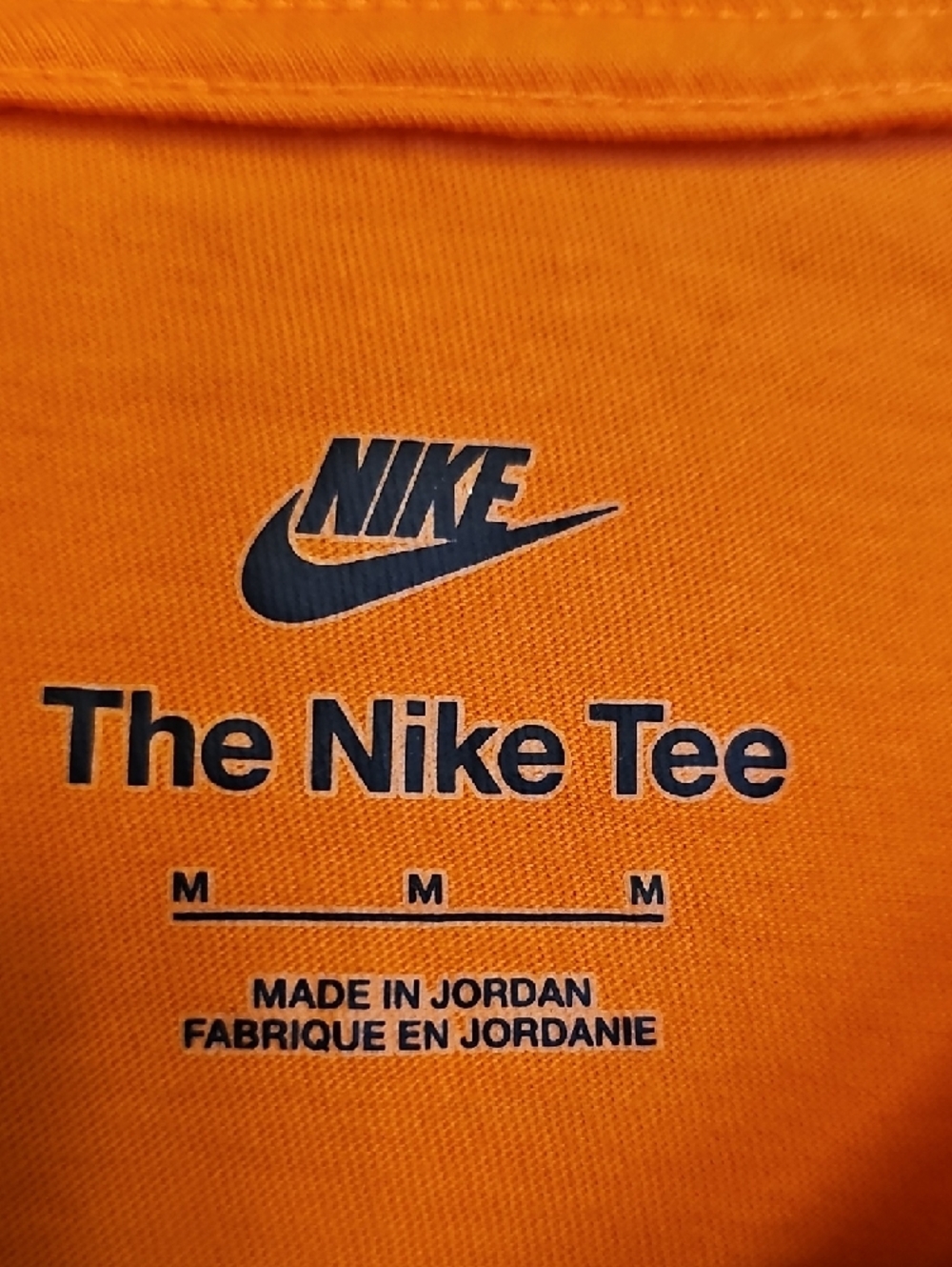 Nike Orange Short Sleeve Logo Tee - Picture 2 of 4
